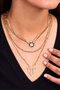 Heliophilia Silver Collar de metal Dorado ajustable